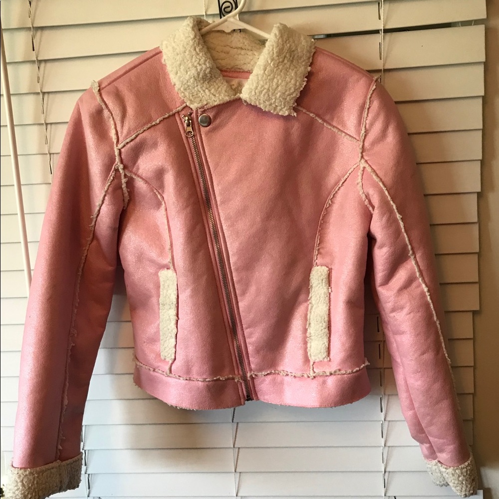 Justice Pink Jacket - Size 12/14
